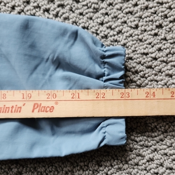 LL Bean 2 Toned 1/2 Zip Light Weight Hooded Women's Jacket Aqua/Maroon Size S - Picture 8 of 11